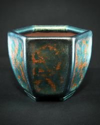 Bonsai Schale metallisch